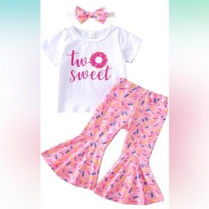 Toddler girl ‘Two Sweet’ Birthday Outfit Bought